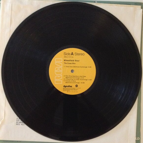 The Guess Who Wheatfield Soul Classic Rock Vinyl Record LP 1969 - Picture 3 of 4